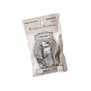 Miniature Dollhouse Chrysnbon Milk Can Kit Vintage NOS Unopened‎ Minikit M-158